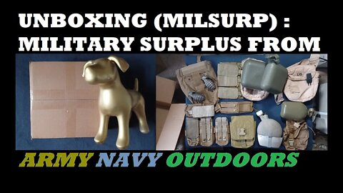 UNBOXING [102] : Army Navy Outdoors. Military Issue Mag Pouch Bundle, Arctic Canteen & Cup, more!