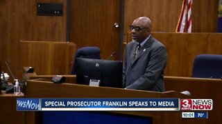Special prosecutor Franklin speaks to media