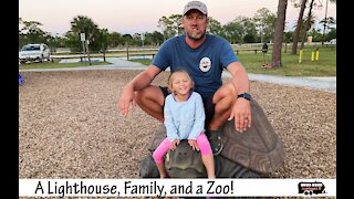 A Lighthouse, Family, and the Zoo - Melbourne Florida