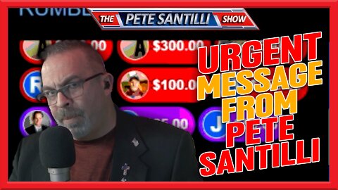 TECTONIC SHIFT OCCURRED THIS MORNING - URGENT ANNOUNCEMENT FROM PETE SANTILLI