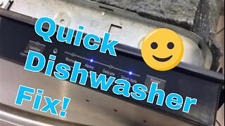 Samsung Dishwasher Flashing Lights Normal Heavy and Smart Auto