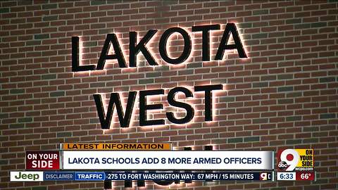 Lakota West adds 8 more armed officers