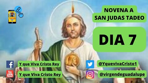 NOVENA SAN JUDAS TADEO DIA 7: 28 de Octubre, San Juditas #SanJudas #SanJuditas #SanJudasTadeo