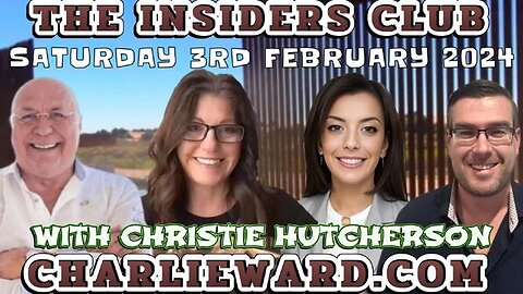 Christie Hutcherson Joins Charlie Ward's Insiders Club From The Border With Paul Brooker & Drew Demi