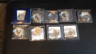 Canada 20 For 20 Silver Coin Series: The First 9 Coins