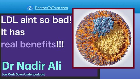NADIR ALI Part 3: LDL aint so bad! It has real benefits!!!