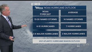 NOAA 2021 Atlantic Hurricane Season Outlook: Active year expected but not a repeat of historic 2020