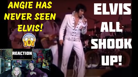 Couple Reaction - 1st time watching ELVIS PRESLEY! All Shook Up / Suspicious Minds - Angie & Rollen