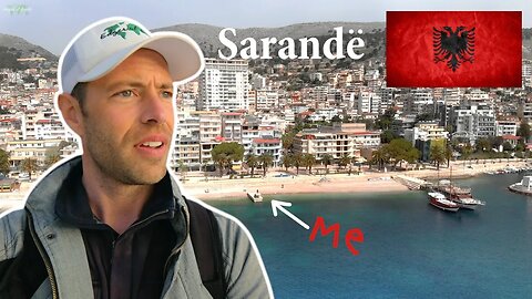 The BEAUTIFUL Coastline of Sarandë, Albania + Drone 😲 | Solo Travel | Albania Travel Vlog (Ep. 12)