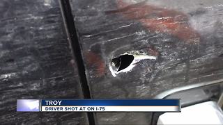 Driver shot at on I-75