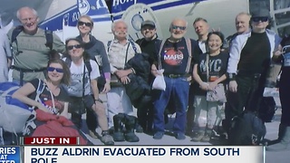 Buzz Aldrin evacuated from South Pole