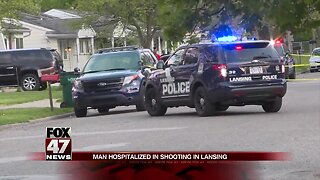 UPDATE: Man hospitalized in shooting in Lansing