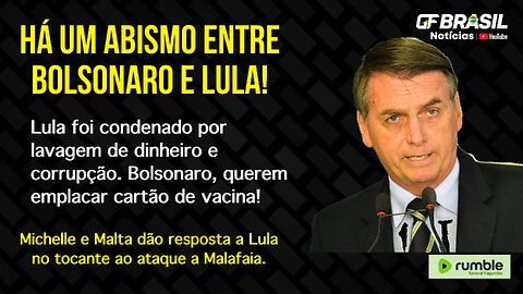 Lula foi condenado por lavagem de dinheiro e corrupção. Bolsonaro, querem emplacar cartão de vacina!