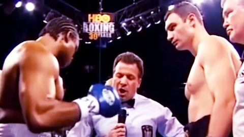 Kirk Johnson Canada vs Vitali Klitschko Ukraine KNOCKOUT, BOXING fight, HD