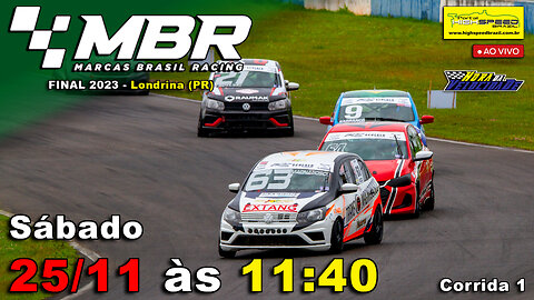 🔴 MARCAS BRASIL RACING | Corrida 1 | 6ª Etapa 2023 | Londrina (PR) | Ao Vivo