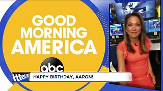Ginger Zee wishes Aaron a happy birthday!