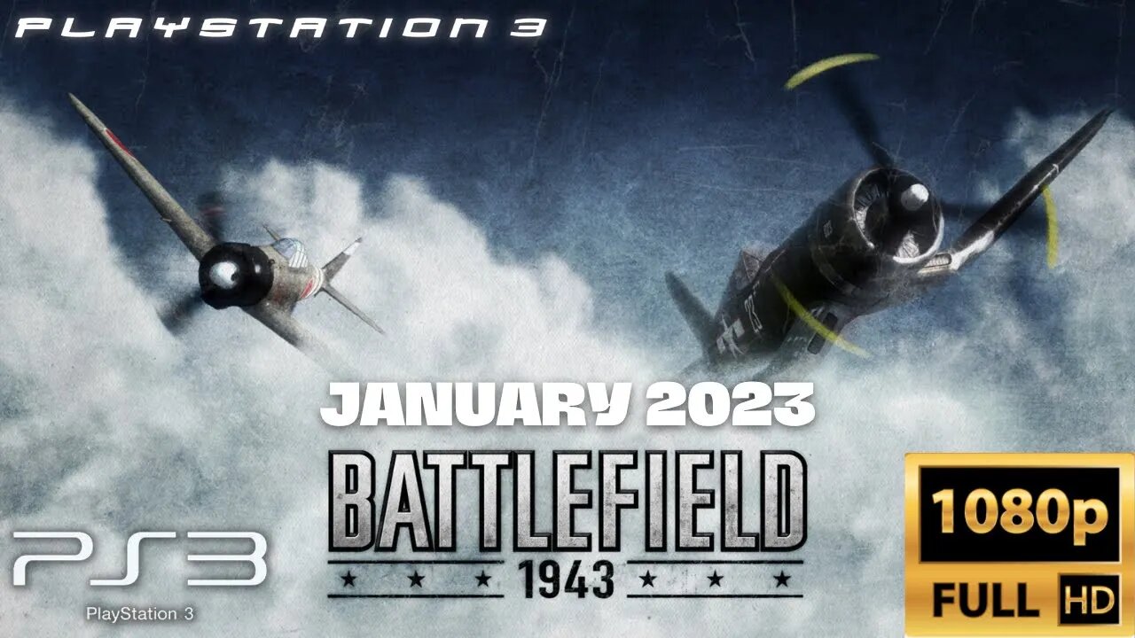 Battlefield 1943 Still Active January 2023 PS3 Version Gameplay