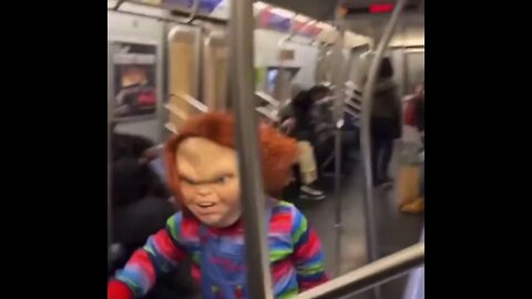 "Chucky" Terrorizes NYC Subway