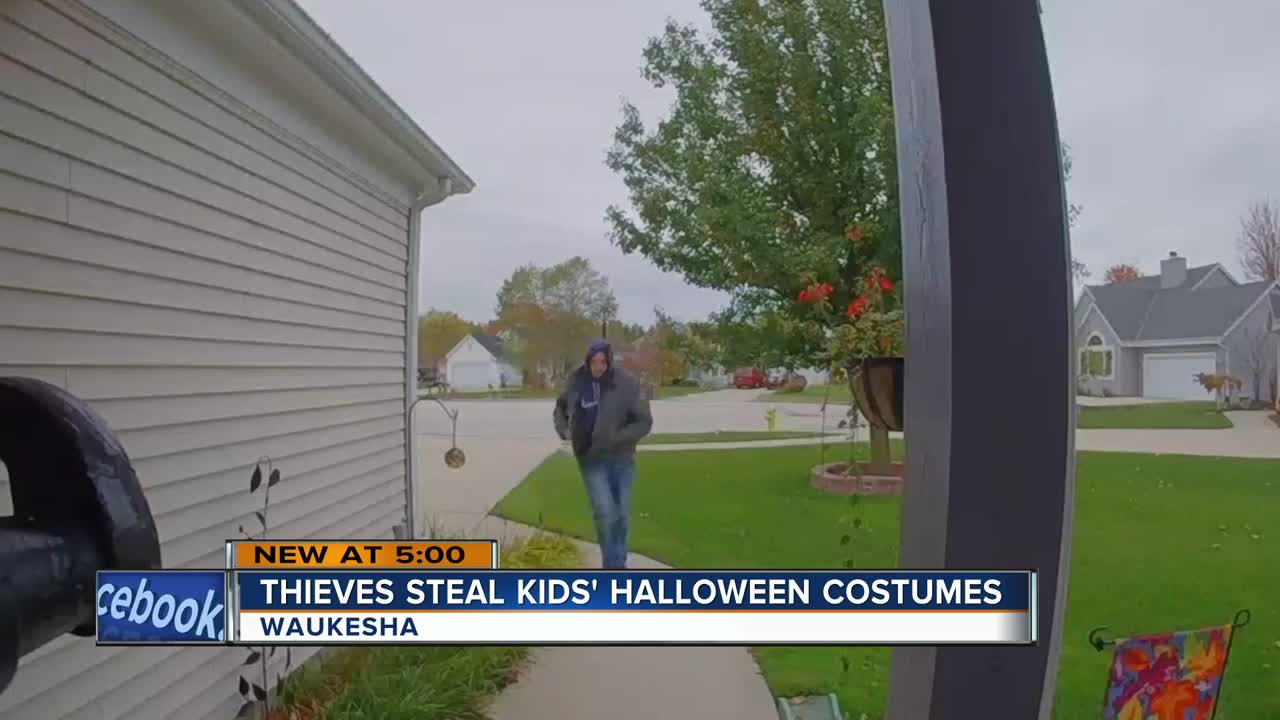 Thieves steal family's Halloween costumes in Waukesha