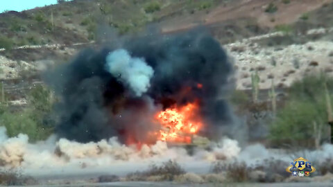 70 kilometer precision-guided artillery shot at U.S. Army Yuma Proving Ground