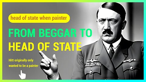 From beggar to national leader, how did Hitler, who initially only aspired to be a painter, sweep ac