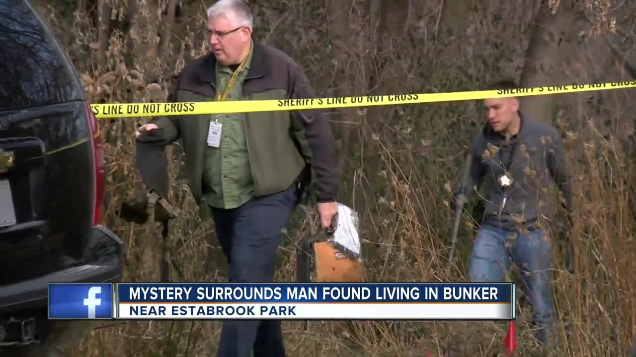 Mystery surrounds man found living in bunker