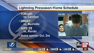Lightning hockey returns Tuesday with first preseason game