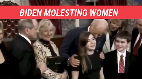 Biden molesting people for 2 minutes solid