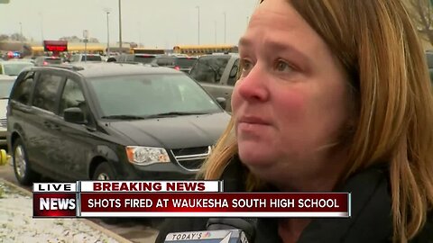 'Like giving birth all over again': Mother's emotional response to finding son safe after shots fired at Waukesha high school