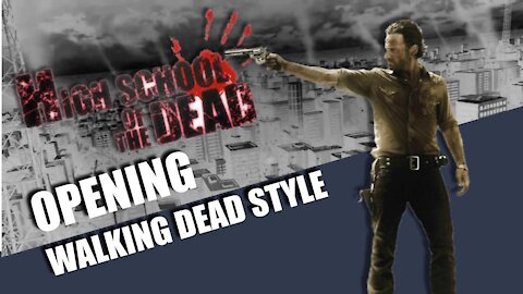 Highschool of the Dead Opening Walking Dead Style | Otaku Explorer AMV