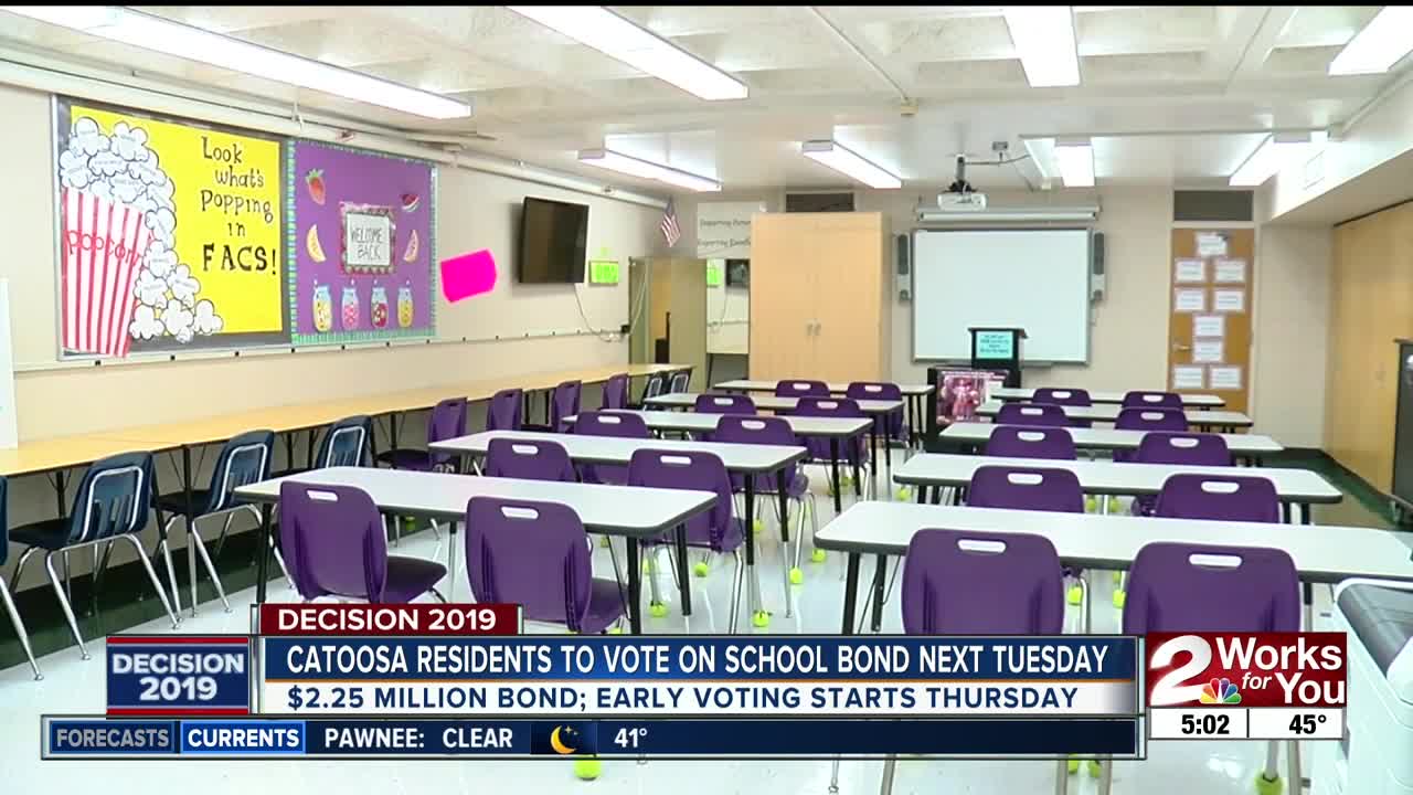 Catoosa residents to vote on school bond next Tuesday