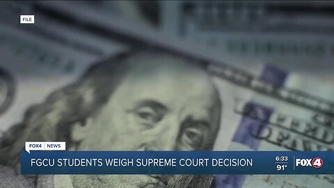 FGCU students weigh in on Supreme Court decision about student loans