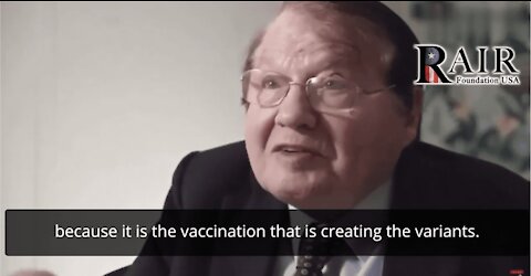 Nobel Prize Winner Reveals - Covid Vaccine is 'Creating Variants' - RAIR