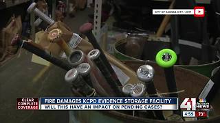 Police evidence may have burned in KC fire