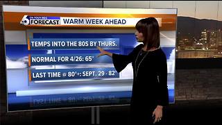 Beautiful warm week in store for SW Idaho