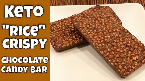 Keto Chocolate Crunch Bar - Krackel / Rice Crispy Fat Bomb