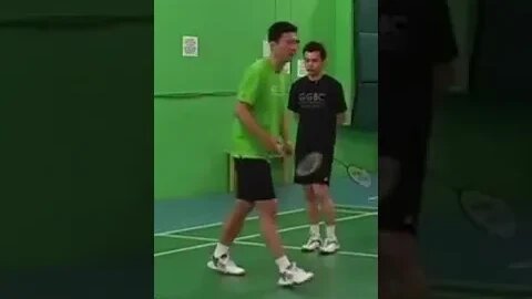 Badminton Doubles Defensive Drill - Kevin Han #shorts