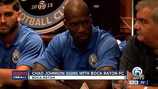CHad Johnson signs with Boca Raton FC 3/12