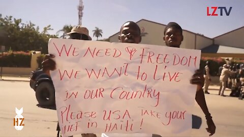 Haitians Wants Their Freedom from the US Embassy