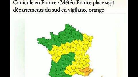 Canicule en France : Météo-France place sept départements du sud en vigilance orange.