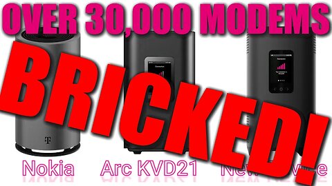OVER 30,000 T Mobile Home Internet Modems Bricked By Bad Firmware Update 😲