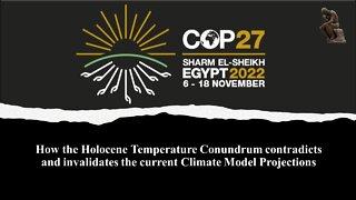 COP27 Climate Model Projections are Unproven and do not Pass the IPCC's own Validation Method