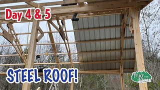 Day 4 & 5 - Getting the roof on! - E162