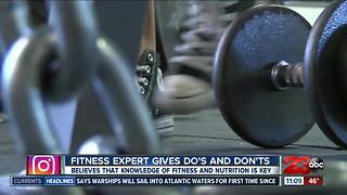 Fitness expert gives do's and don'ts