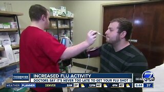 Increased flu activity this season