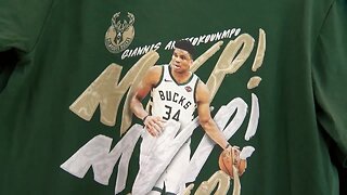 Bucks fans celebrate Giannis' MVP moment