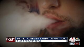Olathe Public Schools to consider lawsuit against Juul