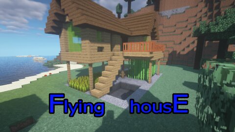 MineCraft : how build a easy flying house !!!