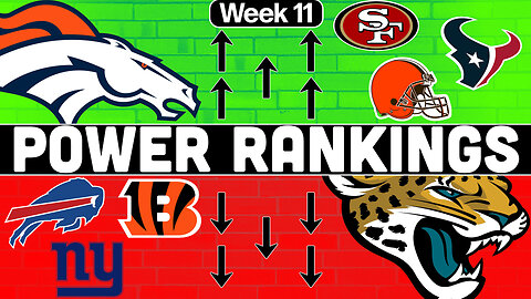 NFL week 11 Power Rankings | 2023 NFL season