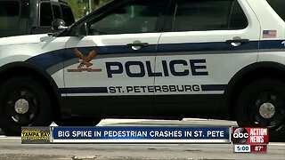 Pedestrian deaths spike in St. Pete, officers plan enforcement